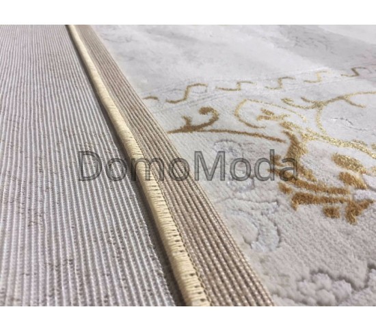 Синтетичний килим Romance AB79A Cream-Cream - Висока якість за найкращою ціною в Україні зображення 2.